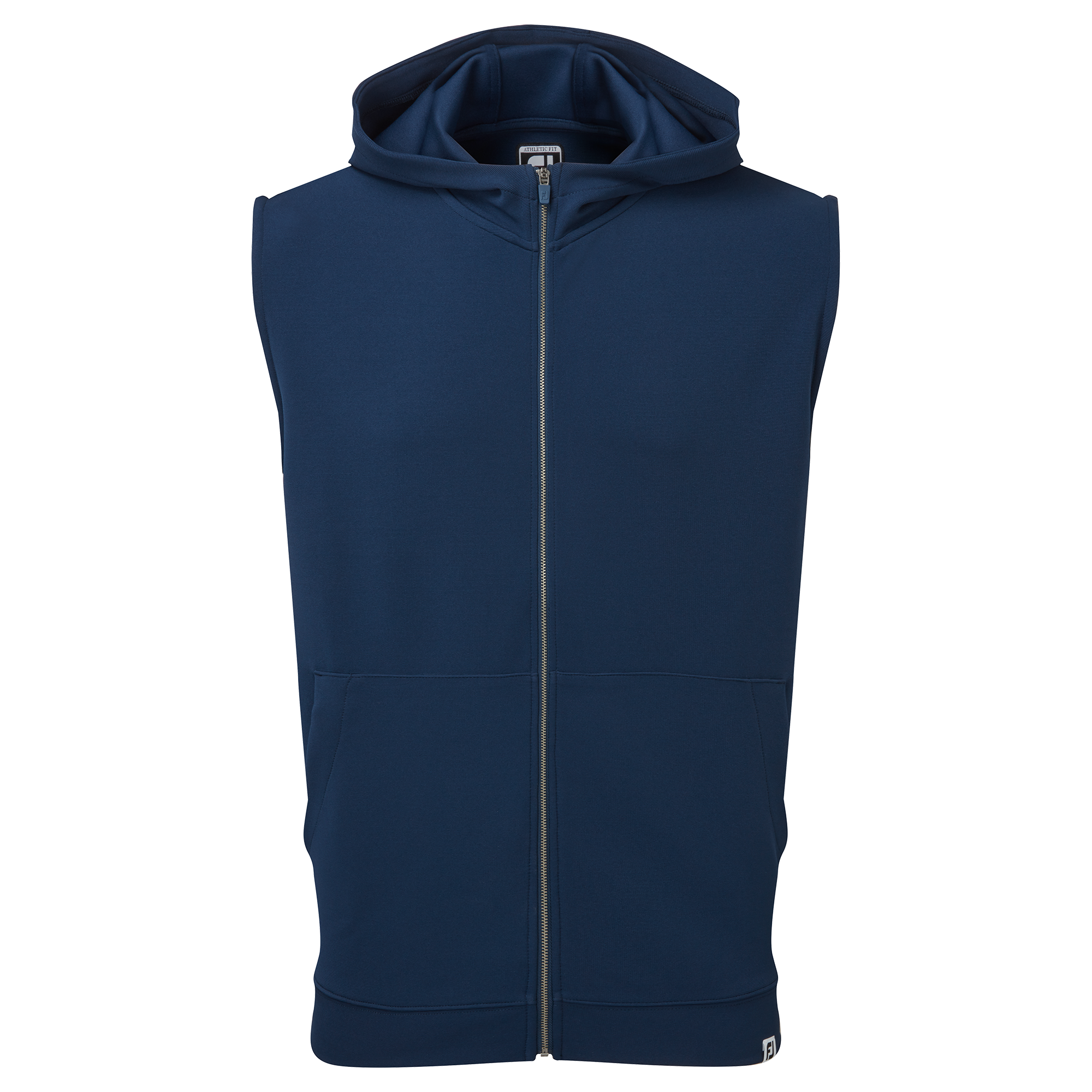 Hoodie sans manche full-zip